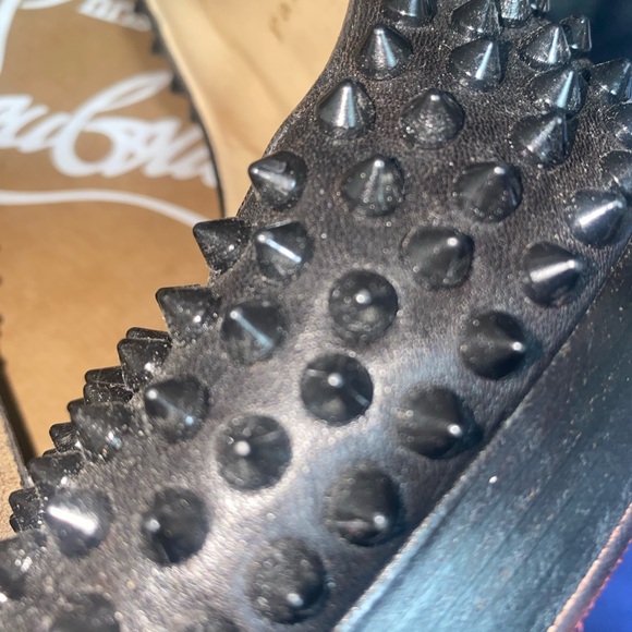 Christian Louboutin Spiked Platform Heels - Picture 3 of 6